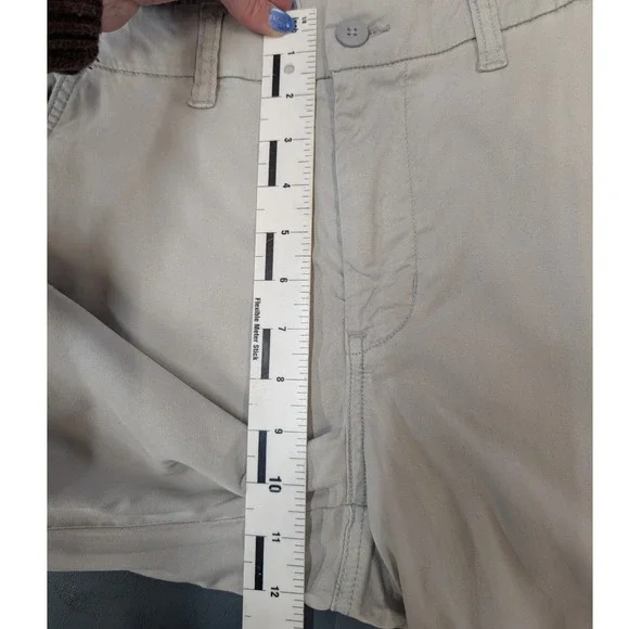 NWT American Eagle Dreamy Drape Cargo Pants Womens 8 Grey Wide Leg Mid Rise - Picture 13 of 16